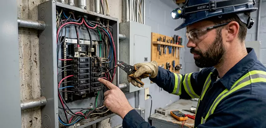 Breaker Box Short Circuit Repair in Westerville