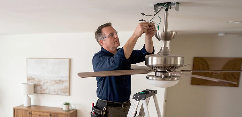 Ceiling Fan Light and Switch Repair in Westerville