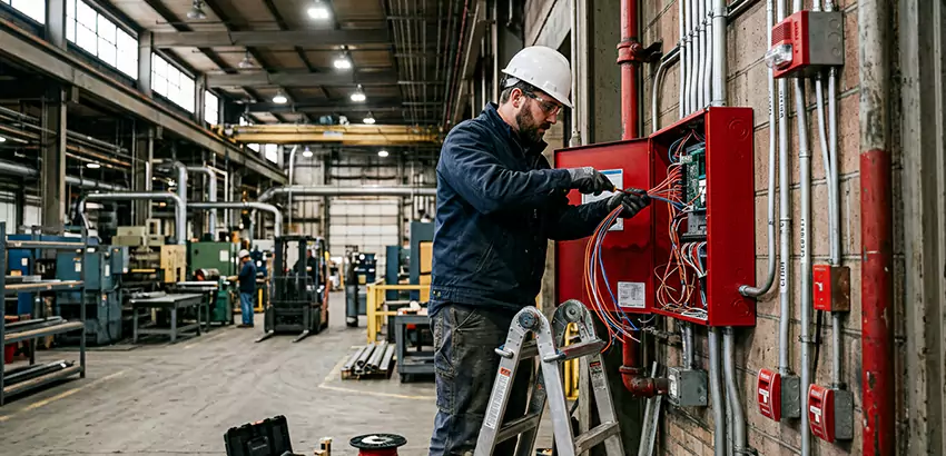Industrial Fire Alarm Installation in Westerville