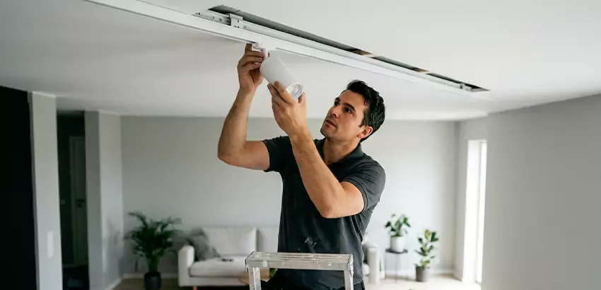 Recessed Track Lighting Installation in Westerville